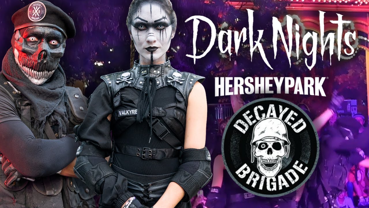 Hersheypark Dark Nights DECAYED BRIGADE HIGHLIGHTS | Haunt Sliders!