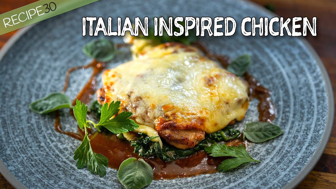 Chicken Spinach and Cheese - A winning Italian inspired combination!