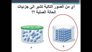 عرض بوربوينت درس حالات المادة