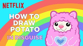 How to Draw Potato in DISGUISE from Chip & Potato  Netflix Jr