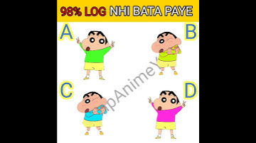 Shinchan and Neni Memory test | Riddles And Puzzles For Iq Test | #cartoon #shorts #short