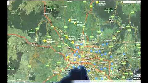 Timelapse of Melbourne Airspace on FR24
