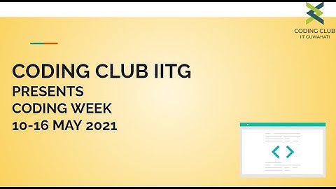 Coding Week Orientation