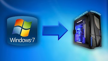 Installing Windows 7 on unsupported hardware | modern hardware | comet47