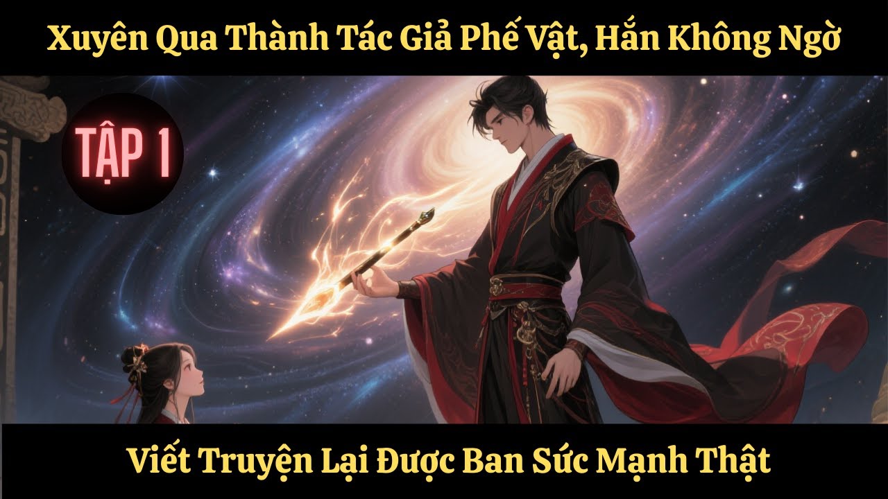 Tập 1 | Xuyên Qua Thành Tác Giả Phế Vật, Hắn Không Ngờ Viết Truyện Lại Được Ban Sức Mạnh Thật