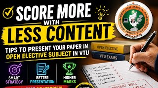 HOW TO PRESENT YOUR OPEN ELECTIVE PAPER?