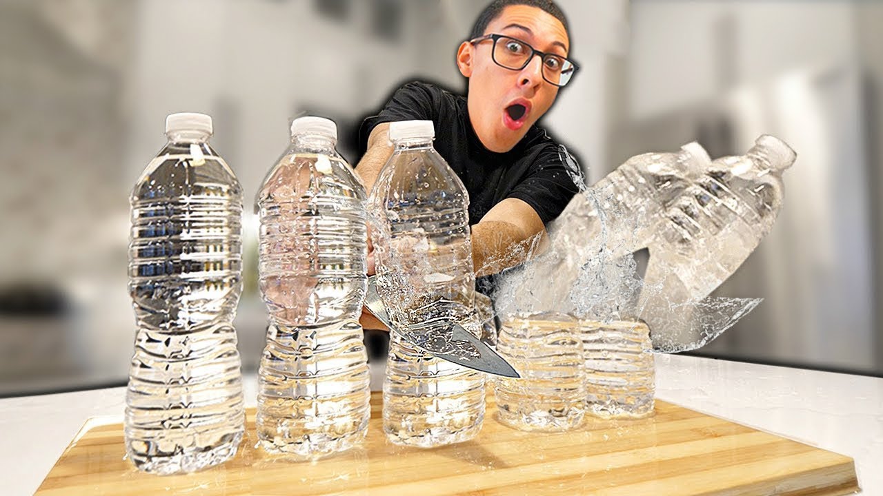 TAGLIARE BOTTIGLIE con il C0LTELL0 CHALLENGE nella STREAM HOUSE...