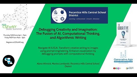 Debugging Creativity & Imagination: The Fusion of AI, Computational Thinking, & Algorithmic Writing
