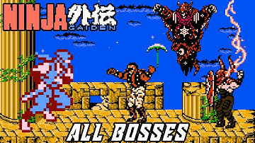 Ninja Gaiden (NES) - All Bosses (No Damage)