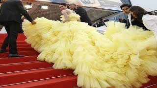 Chompoo Araya In Giambattista Valli At Cannes 2018 Red Carpet