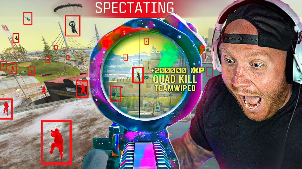 SPECTATING MY FIRST HACKER IN WZ3, AND THEY GOT LIVE BANNED