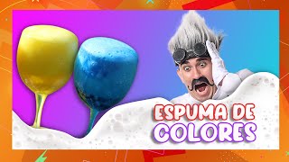 CREA ESPUMA DE COLORES- EL CIENTÍFICO MORFI (EXPERIMENTOS CASEROS)