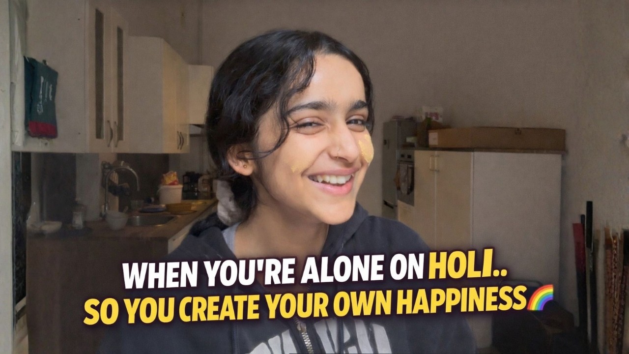 i was Alone on Holi… So You Create my Own Happiness 🌈 |