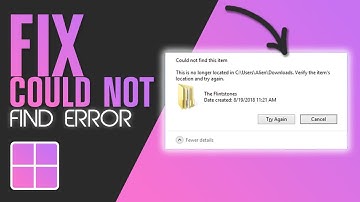 Fix "Could Not Find This Item" Error While Deleting a Folder in Windows 11/10