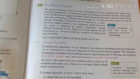 9, Session 2, Setting Up writer and formatting documents lecture 2