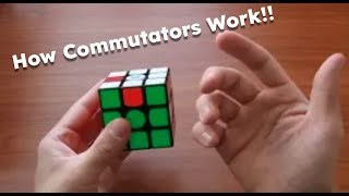 How Do Commutators Work on the Rubik's Cube?