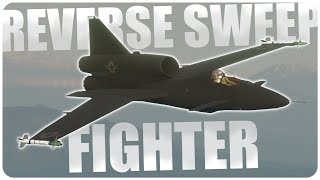 I built a REVERSE SWEEP super-fighter in Flyout!