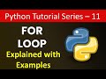 Python for Loop Tutorial for Beginners | With Easy Examples