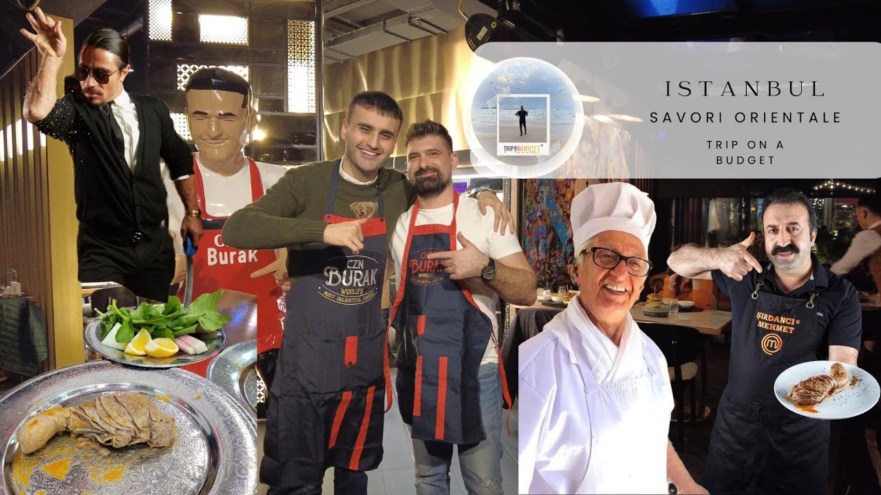 Am Mâncat La Masa Celor Mai Faimoși Bucătari din ISTANBUL - CZN Burak, Salt Bae și Alții! 4K UHD