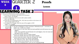 G8- LAW OF DETACHMENT AND LAW OF SYLLOGISM | Learning Task 2B-C