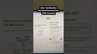 AWS Account Setup #aws #cloudcomputing #awsfreetier