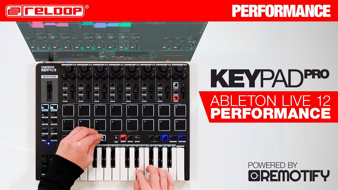 Reloop Keypad Pro Ableton Live 12 (Performance)