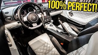 Here's How I Made My Cheap Lambo's Ugly Interior Look BRAND NEW For FREE!