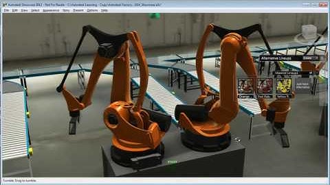 Autodesk Factory Design Suite - Create dynamic presentations cad video