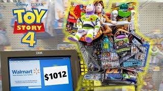 Buying Every Toy Story 4 Product at Walmart! Every toy in stock! Close Up of each!