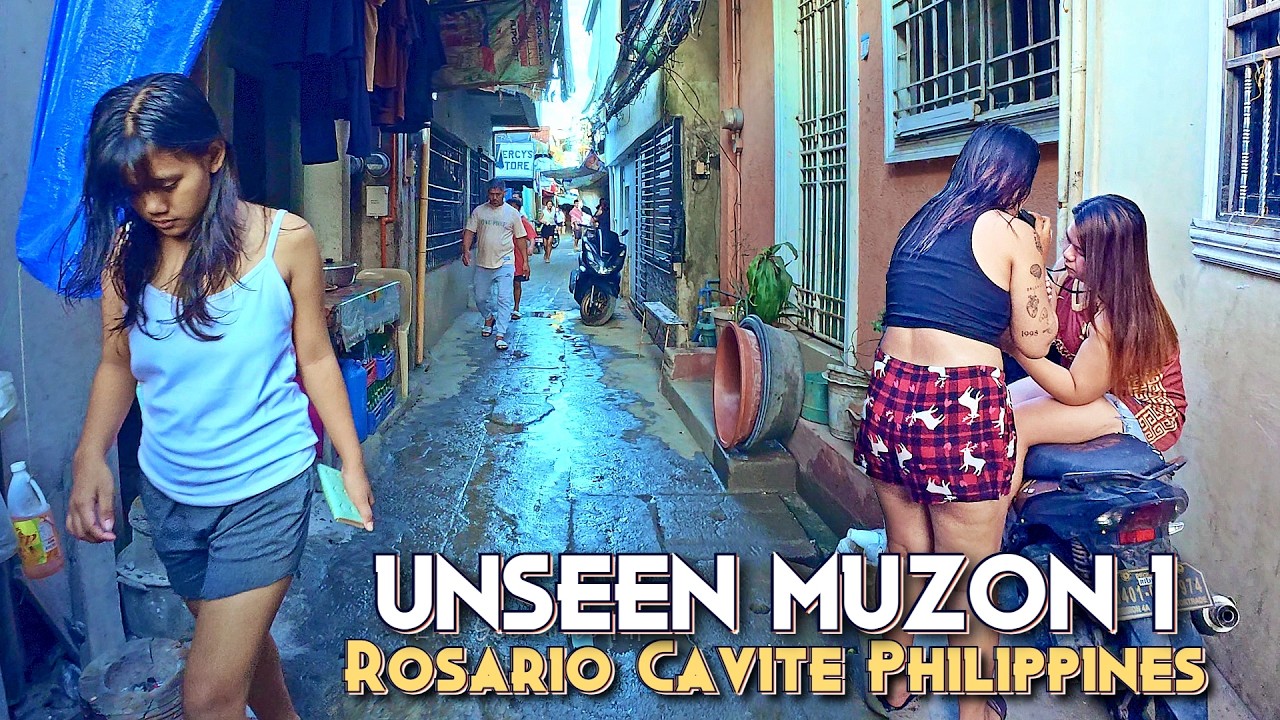 Late Afternoon Walk in Barangay Muzon, Rosario Cavite | Real Community in 4K 🇵🇭