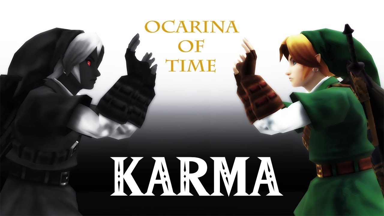 Karma (Male ver.) - ft. Link + Dark Link | Legend of Zelda: Ocarina of Time 【MMD】