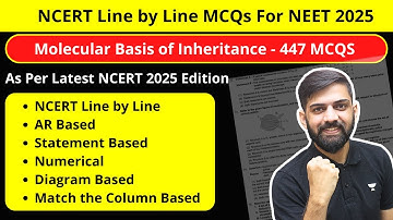 Molecular basis of inheritance - Top 200+ MCQs NEET 2025 | Brahmamuhurta Series NEET 2025