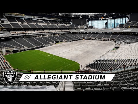 Raiders' Gameday Field Tray Moves Inside Allegiant Stadium for the First Time | Las Vegas Raiders