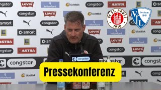 ALEXANDER BLESSIN Pressekonferenz vor dem Letztes BUNDESLIGA spiel | ST PAULI vs VFL BOCHUM