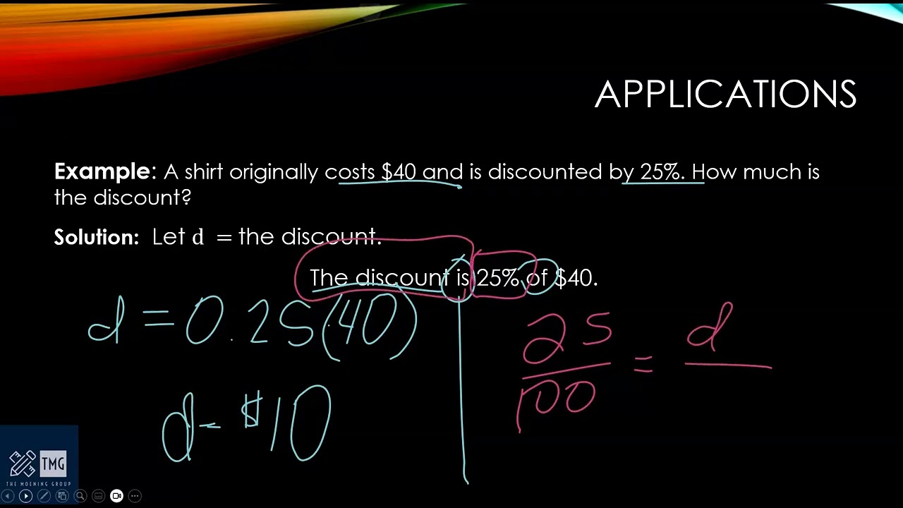 Solve Applications of Percent Equations