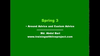 Spring AOP Class Lecture(Around and Custom Advice)- 07