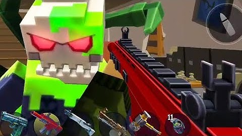 Pixel Combat Zombie Strike - FN PDW Hot Rod Weapon Skin Full Unlocked - Android Gameplay Part 54