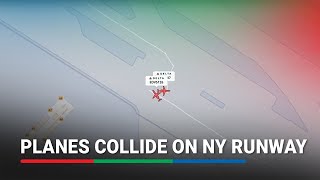 Planes collide on runway at New York's LaGuardia airport | ABS-CBN News