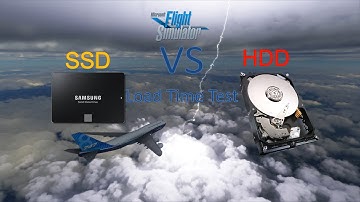 Microsoft Flight Simulator 2020 SSD vs Hard Drive Load Time Benchmark