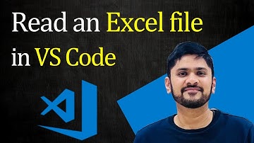 How to Read an Excel file in Python VS Code | Amit Thinks