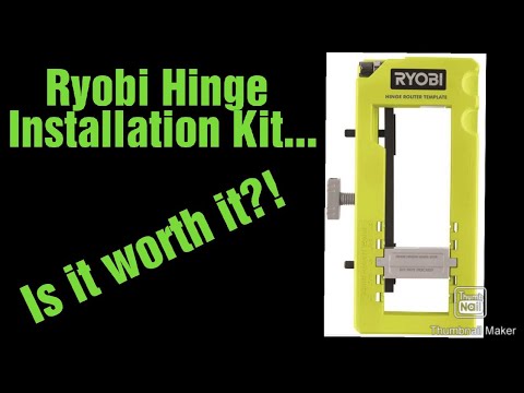 Ryobi door hinge installation kit Review YouTube Ryobi door hinge installation kit Review YouTube