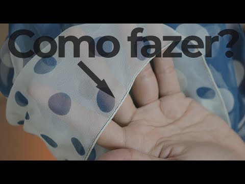 Vídeo: Como Terminar A Ponta De Um Lenço