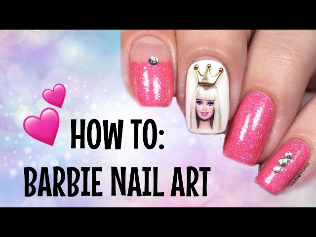 Barbie Nail Art by DemisNails