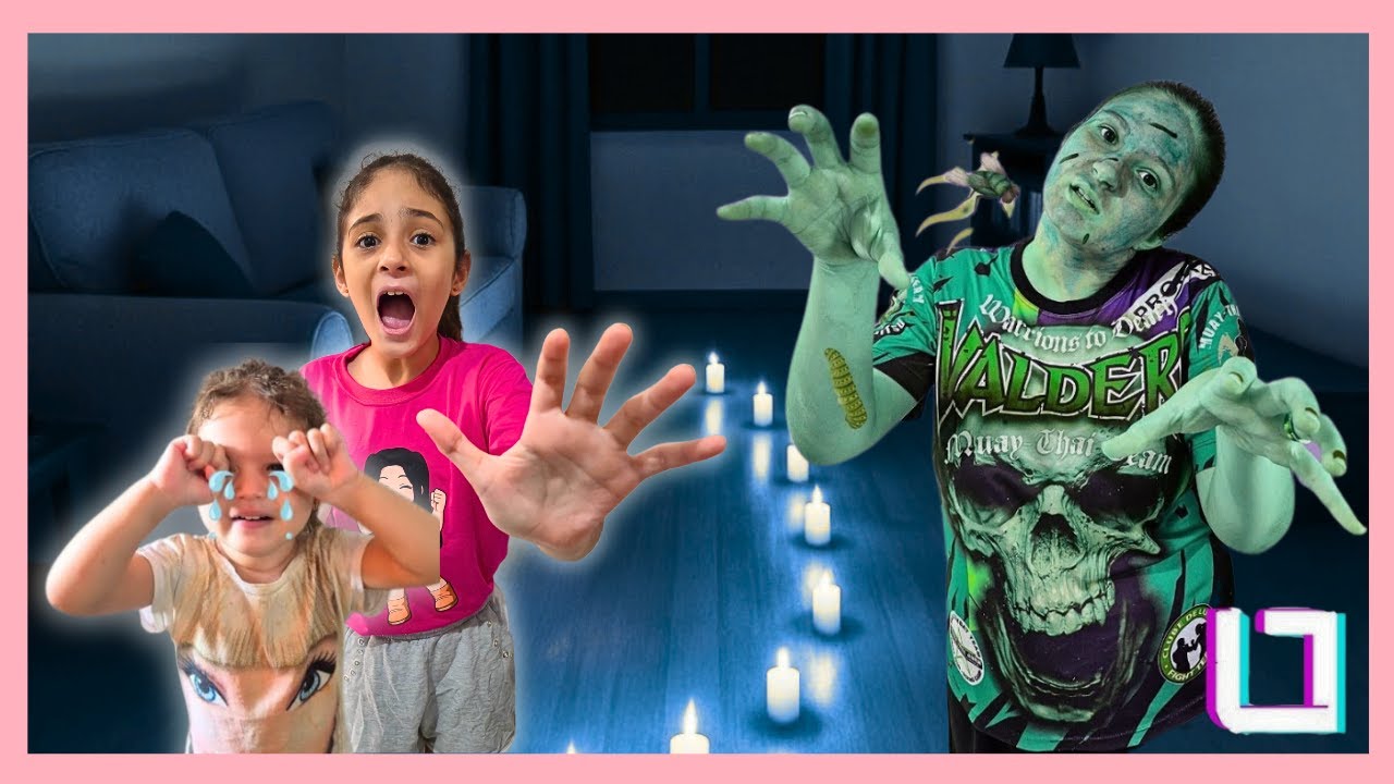 FALTOU LUZ 😱 E MINHA MÃE VIROU ZUMBI DE VERDADE!🧟‍♀️ 