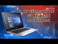 Hp elitebook 840 g3 keyboard replacement step by step