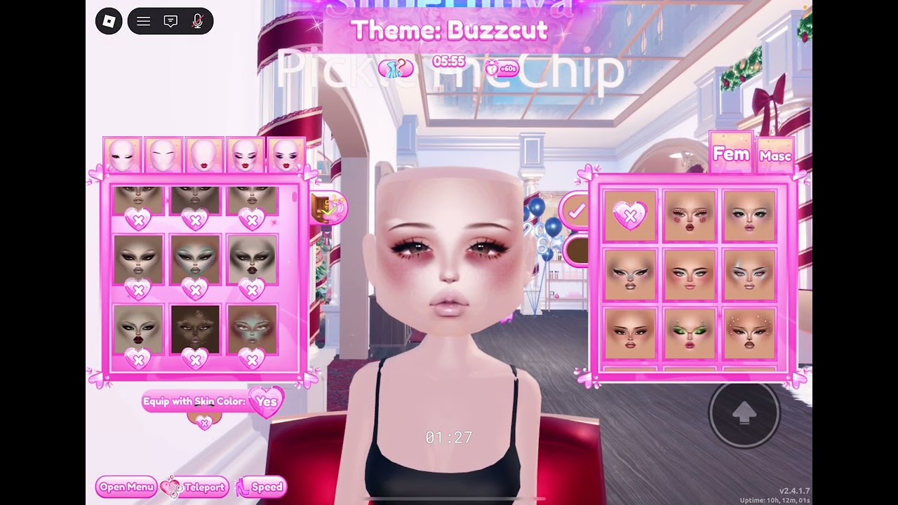 Playing dress to impress!