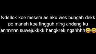 Story wa cocok buat yang lagi kasmaran (jannnn suwejukkk hangkrekkk ngahhh😂)