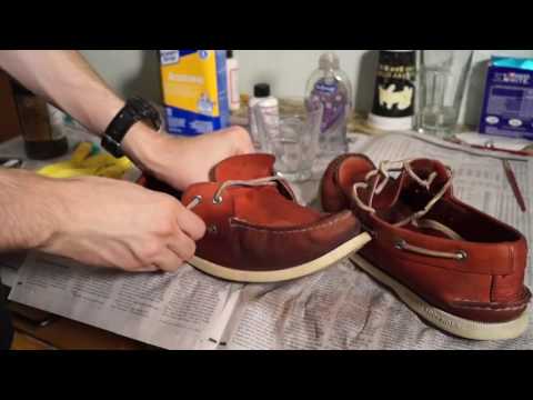 Come Repaint, ripristino e Scarpe Personalizza barca! Sperry Restauro tutorial!