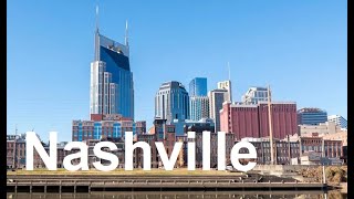 Nashville downtown walking tour TN USA