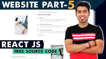 🔴 React Firebase JS Website Tutorial In Hindi #5: About Us Section In React | 2021